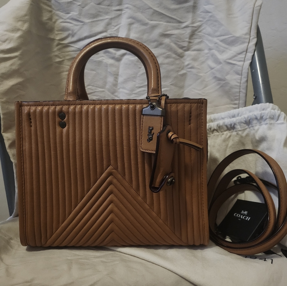 Coach Rogue 25 Rivet Camel